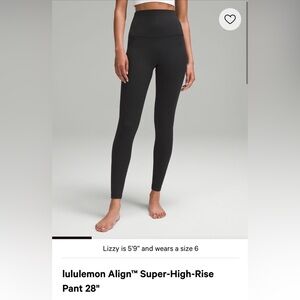 Lululemon Athletica Align High Rise